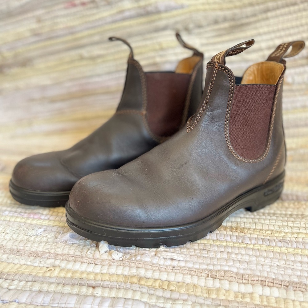 Blundstone Original 500 Boots Chelsea womens 8 8.5 9 mens 6.5 7 AU 6 Stout Brown